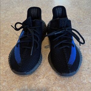 Yeezy Boost 350 V2 Black with Blue Stripe